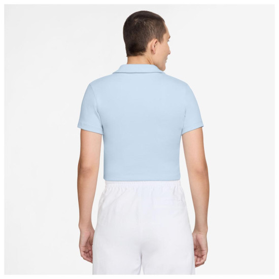 Nike Γυναικεία κοντομάνικη μπλούζα Sportswear Essential Cropped Polo Shirt